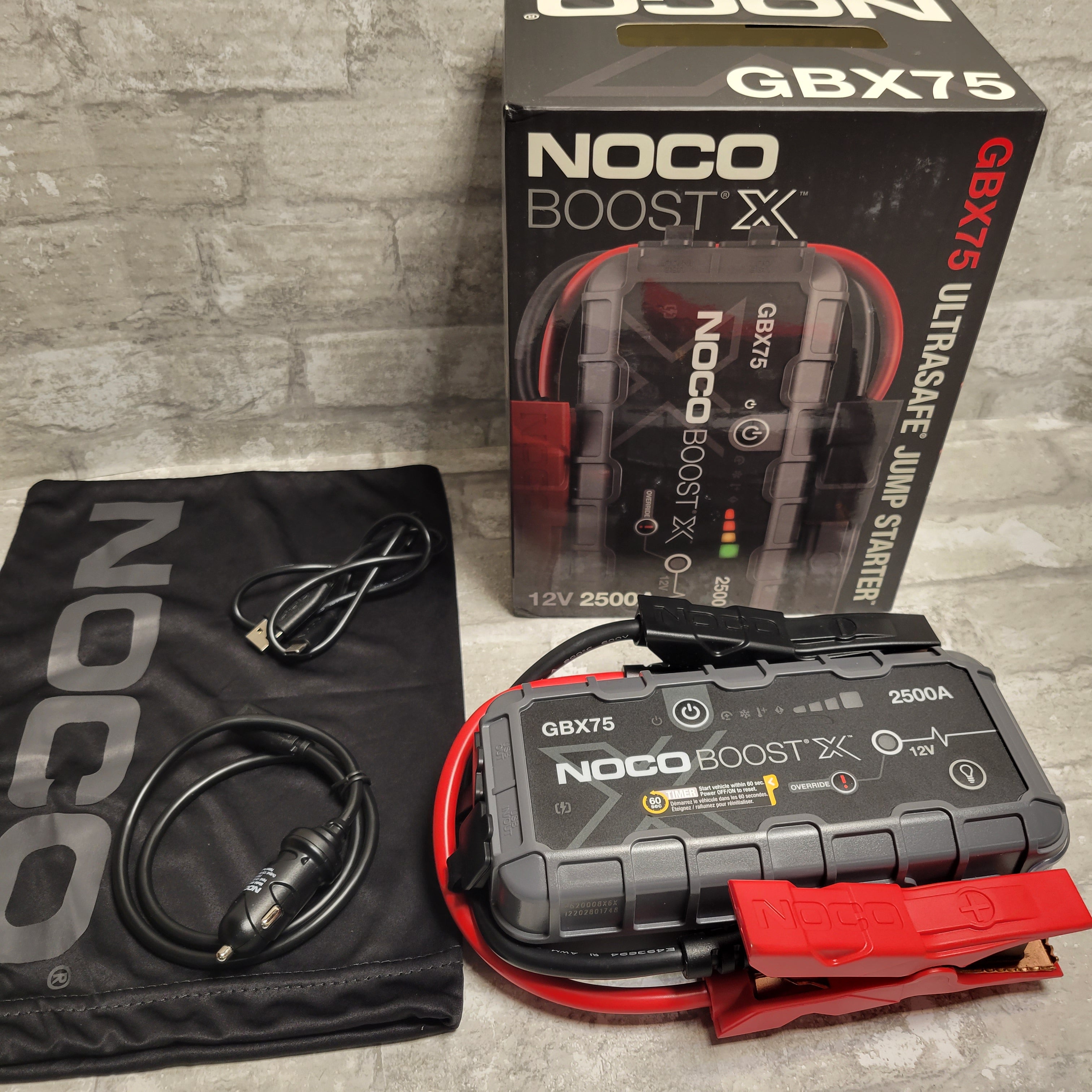NOCO Boost X GBX75 Portable Jump Starter *PARTS/NOT WORKING* (8039866728686)